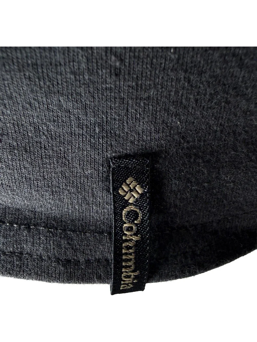Columbia Womens Small Black Tank Top Shirt with 3 Snap Buttons V-Neck
